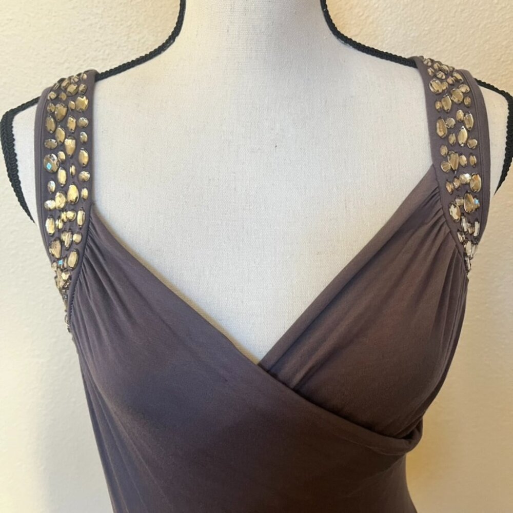 VTG Cache Gorgeous Cache Beaded Tank Top